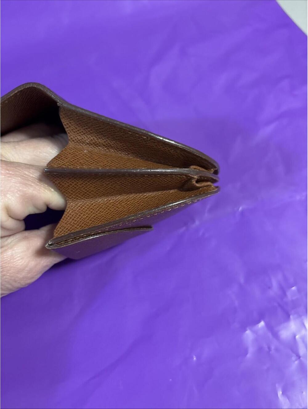 Auth Louis Vuitton Monogram Porte Monnaie Gousset Coin Purse Wallet M61970 PVC - Picture 10 of 16